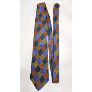 Moschino Milano Cravatta Necktie 100% Silk Made In Italy Vintage 58"x3.75"